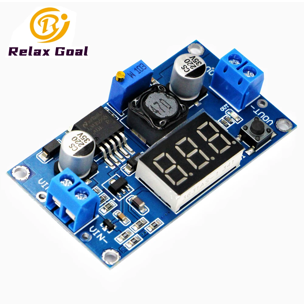 Lm2596 DC-DC conversor step down regulador de tensão 4v ~ 40 a 1.3v-37v display led voltímetro adaptador buck fonte de alimentação ajustável Lm2596 DC-DC conversor step down regulador de tensão 4v ~ 40 a 1.3v-37v display led voltímetro adaptador buck fonte de alimentação ajustável