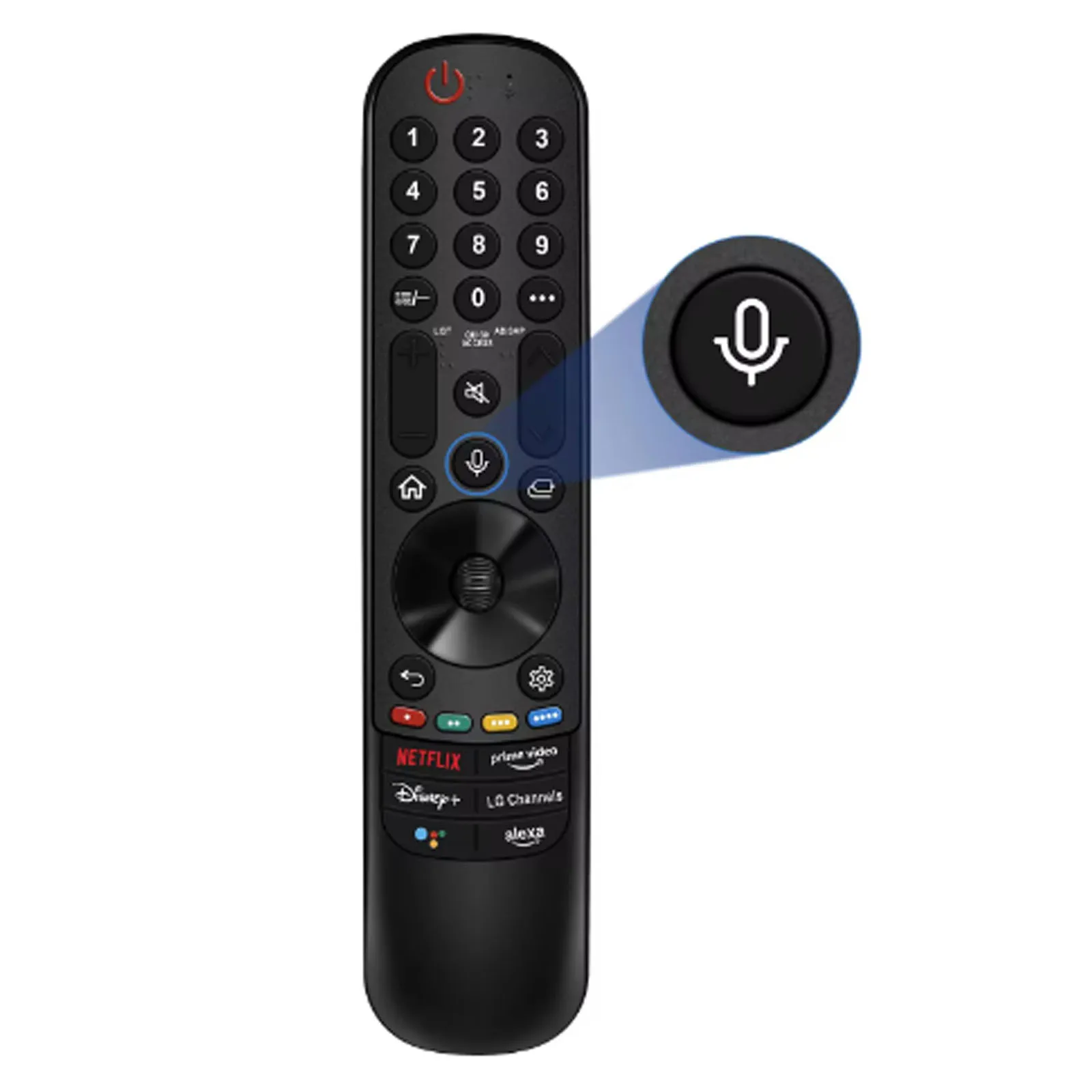 Controle Remoto Smart TV MR22GA MR22GN Substituto com Voz e Ponteiro Magic Remote
