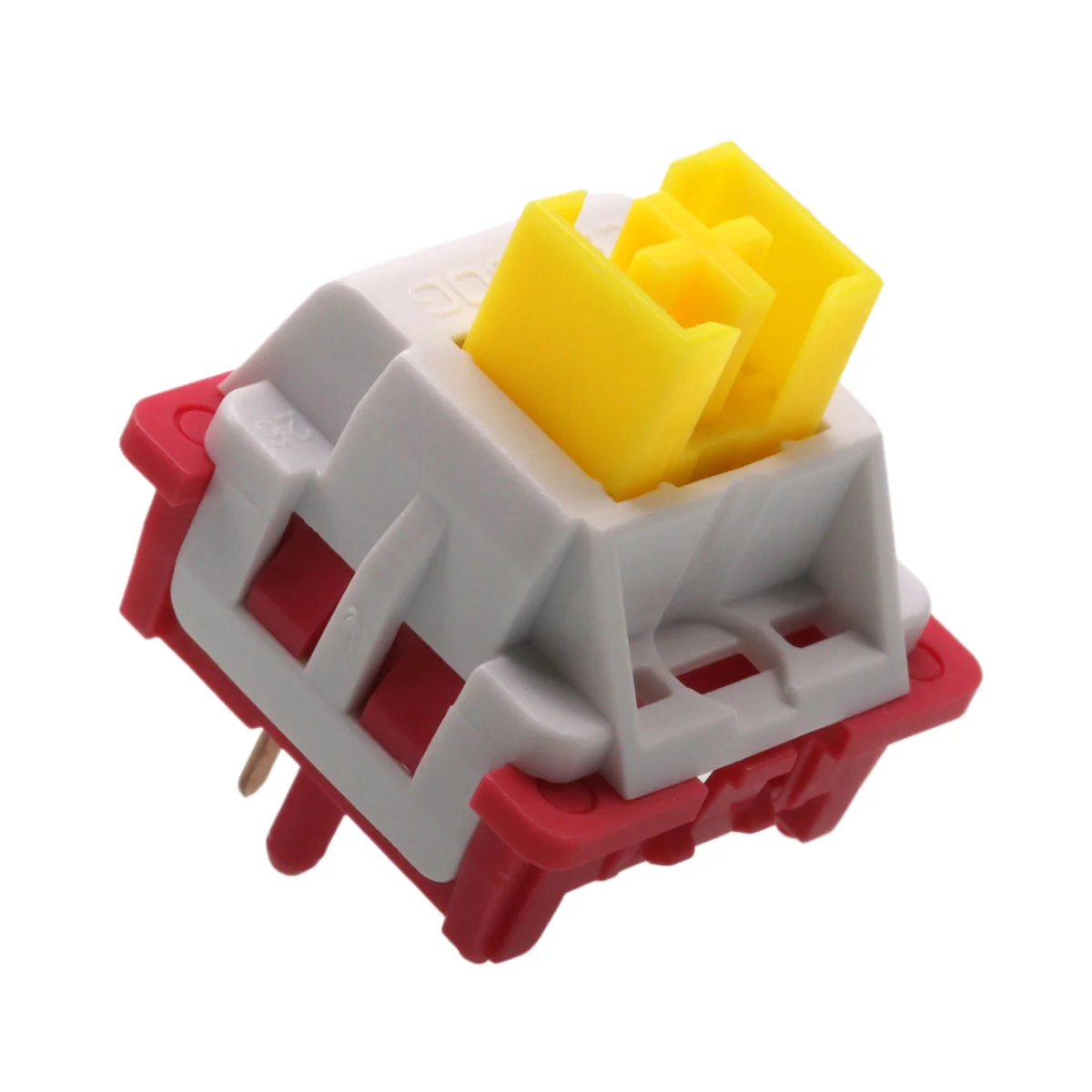 Switches Leobog NIMBUS V3 Linear 28g Pré-Lubrificados 5 Pinos Hot-Swap com Haste POM para Teclado Mecânico Gamer MX