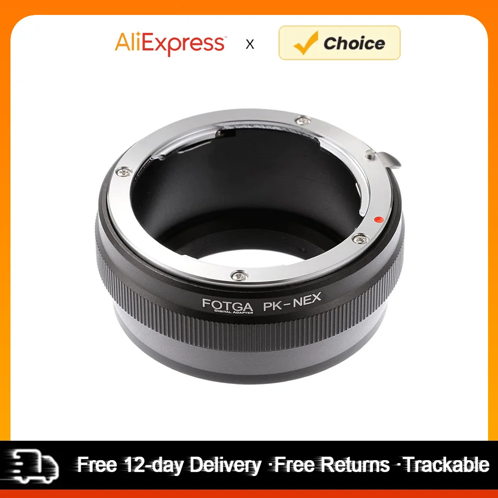 Fotga PK-NEX Adaptador Anel Digital para Lente de Montagem Pentax PK K para Câmera Sony NEX E-Mount para Sony NEX-3 NEX-3C NEX-3N NEX-5 Fotga PK-NEX Adaptador Anel Digital para Lente de Montagem Pentax PK K para Câmera Sony NEX E-Mount para Sony NEX-3 NEX-3C NEX-3N NEX-5