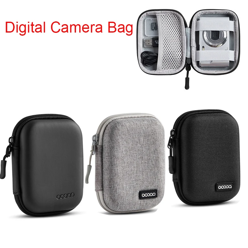 Estojo de transporte para câmera canon, acessórios, capa protetora, portátil, mini caixa para câmera digital