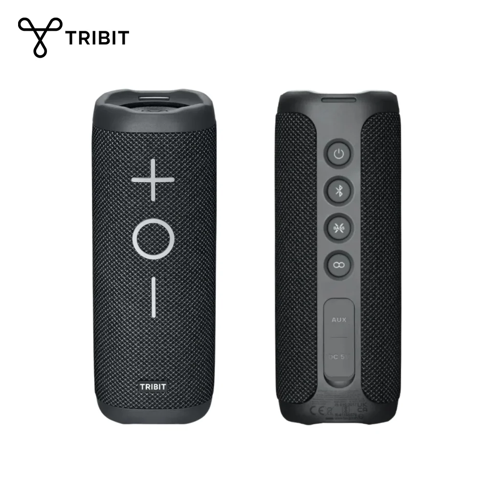 Caixa de Som Portátil Bluetooth Tribit StormBox 2 34W Som Poderoso 360 ° À Prova D'Água IPX7, 24 Horas de Reprodução para Camping