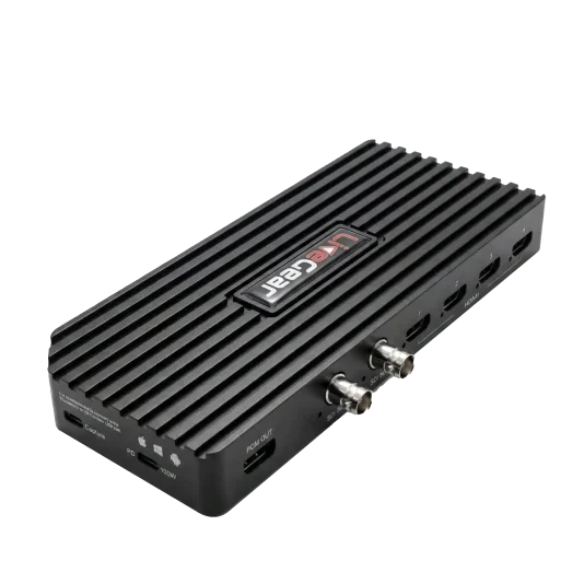 LiveGear Caplink VC326 Placa de Captura de Vídeo 4K, 2x SDI + 4x HDMI Loop Out, Interface Thunderbolt 4 / USB4 para Jogos, Transmissão Ao Vivo