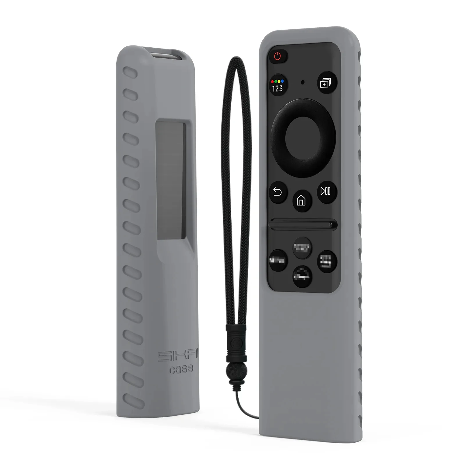 Sikai capa de silicone para samsung BN59-01432A voz original smart tv caso controle remoto para 2023 carregamento solar tm2360e tm2361e