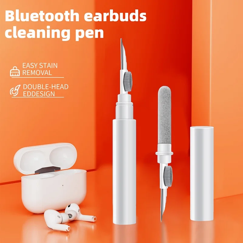 Ferramenta de Limpeza para Fones de Ouvido Bluetooth para Airpods Pro 3 2 1, Kit de Limpeza Durável para Estojo de Fones de Ouvido, Caneta de Limpeza para Xiaomi Airdots 3Pro