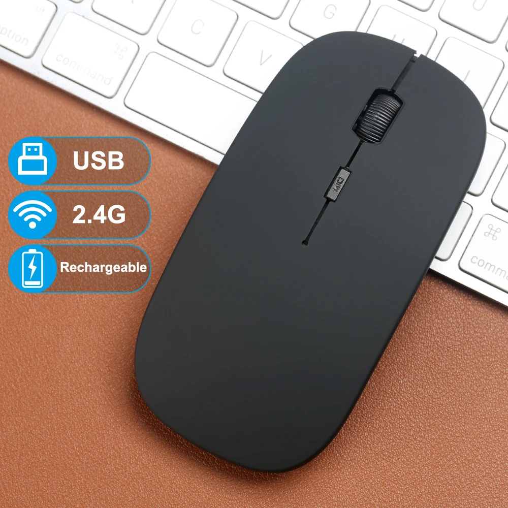 Mouse gamer sem fio recarregável, 2.4g, usb, bluetooth, compatível com laptop, tablet, macbook, ergonômico, mouse para jogos