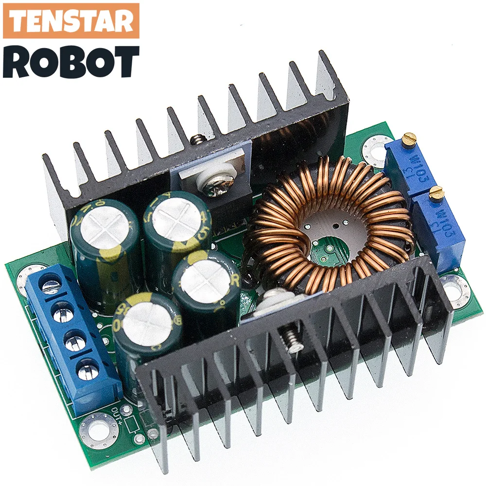 DC-DC 9a 300w 250w cc cv xl4016 moule corrente constante tensão constante 5-40v a 1.2-35v módulo de fonte de alimentação led driver