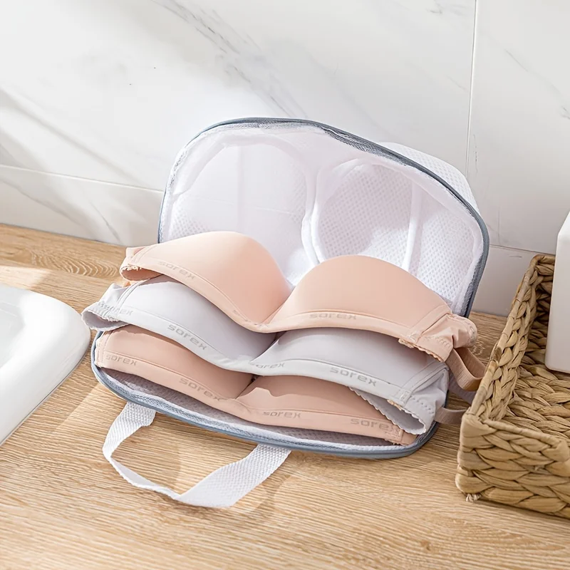 1/3 Peças Saco de Lavagem para Máquina de Lavar Roupa, Saco de Malha Anti-Deformação para Lingerie, Saco de Proteção para Armazenamento de Roupa Íntima Doméstica