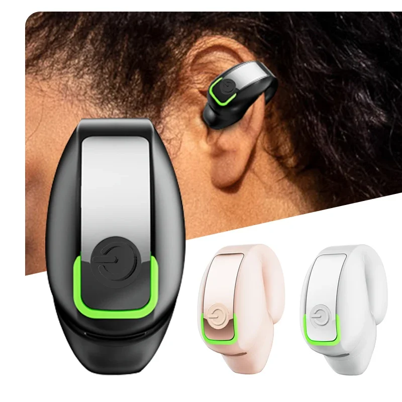 Fone de Ouvido STTKGZD com Clipe, Fone de Ouvido Bluetooth Sem Fio, Headset de Condução Óssea, Auriculares TWS de Alta Qualidade, Esportivo com Cancelamento de Ruído Fone de Ouvido STTKGZD com Clipe, Fone de Ouvido Bluetooth Sem Fio, Headset de Condução Óssea, Auriculares TWS de Alta Qualidade, Esportivo com Cancelamento de Ruído