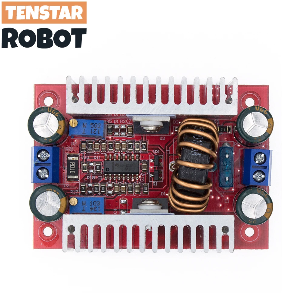 DC para DC 400W 15A (máx.) 8.5-50V a 10-60V Módulo Step-Up Boost Converter Fonte de alimentação de corrente constante LED Driver Carregador de tensão