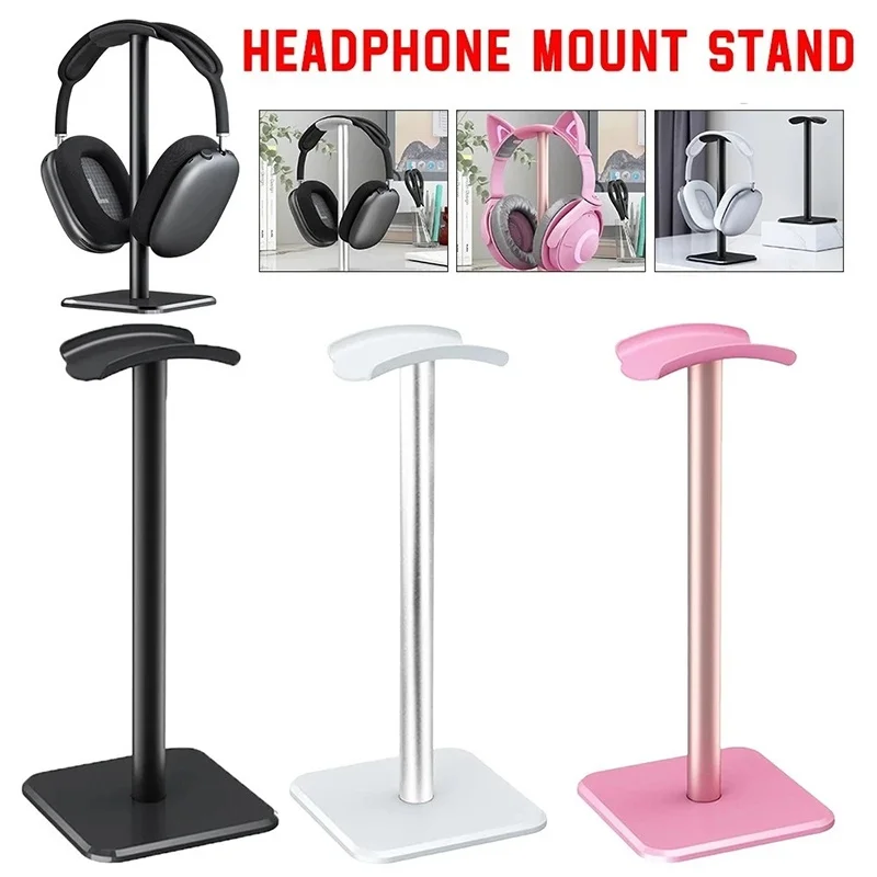 Suporte Universal de Plástico para Fone de Ouvido, Suporte para Headset Gamer, Organizador de Mesa, Expositor de Fone de Ouvido, Suporte para Fone de Ouvido