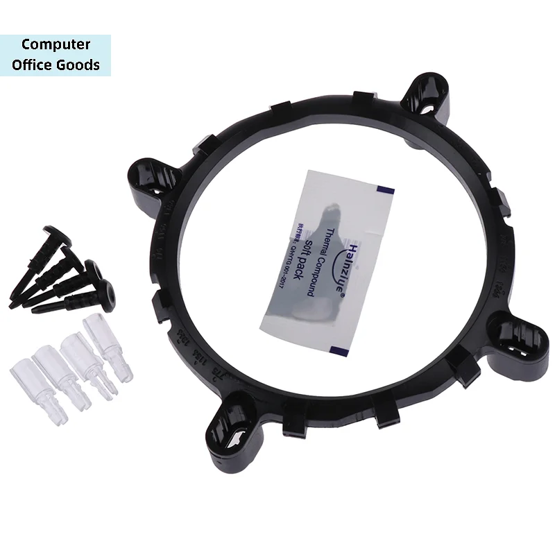 【Suporte de base para dissipador de calor 4 em 1 para CPU, compatível com soquetes 775, 1366, 1150, 1155, 1156】 【Suporte de base para dissipador de calor 4 em 1 para CPU, compatível com soquetes 775, 1366, 1150, 1155, 1156】