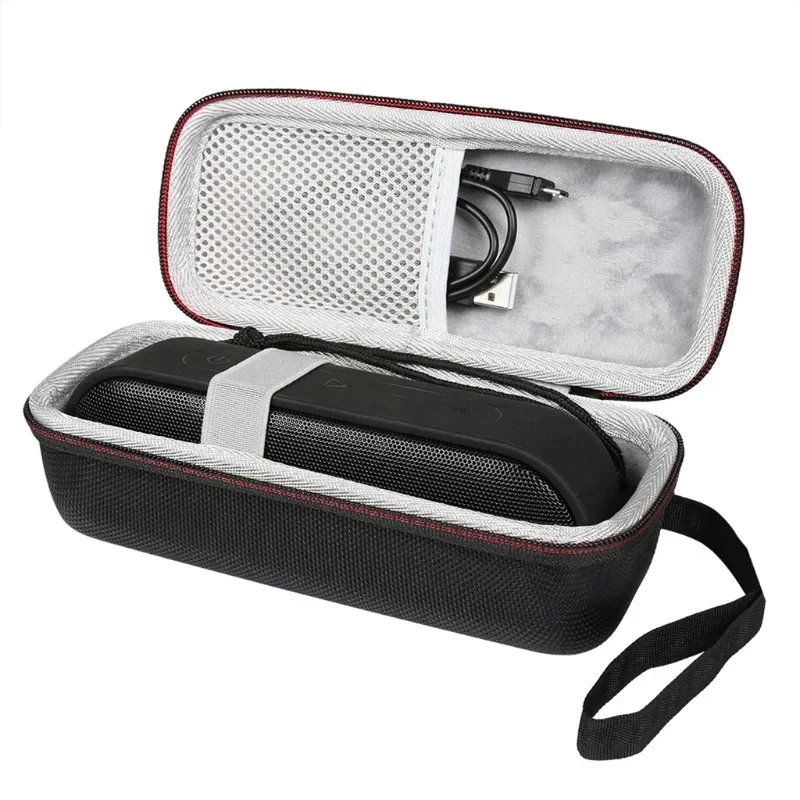 Bolsa de Armazenamento para Caixa de Som Bluetooth à Prova de Choque para Uso Externo, Estojo Rígido de Transporte em EVA Anti-riscos para Viagem