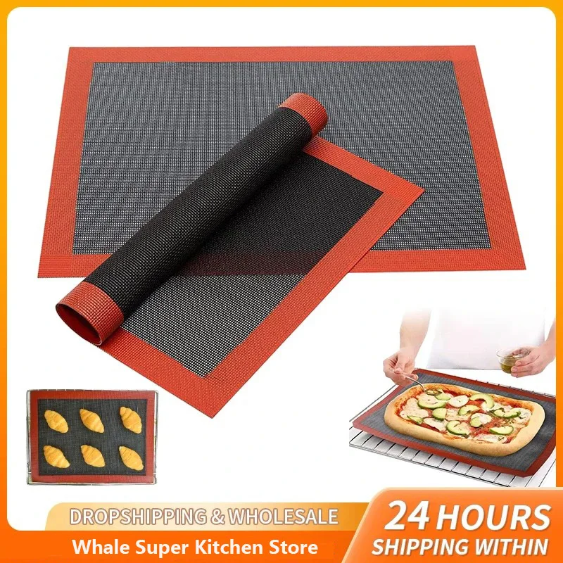 Assadeira grill esteira 30x40cm bandeja de cozimento respirável antiaderente churrasco biscoito pão cozimento almofada forno microondas cozimento de alta temperatura