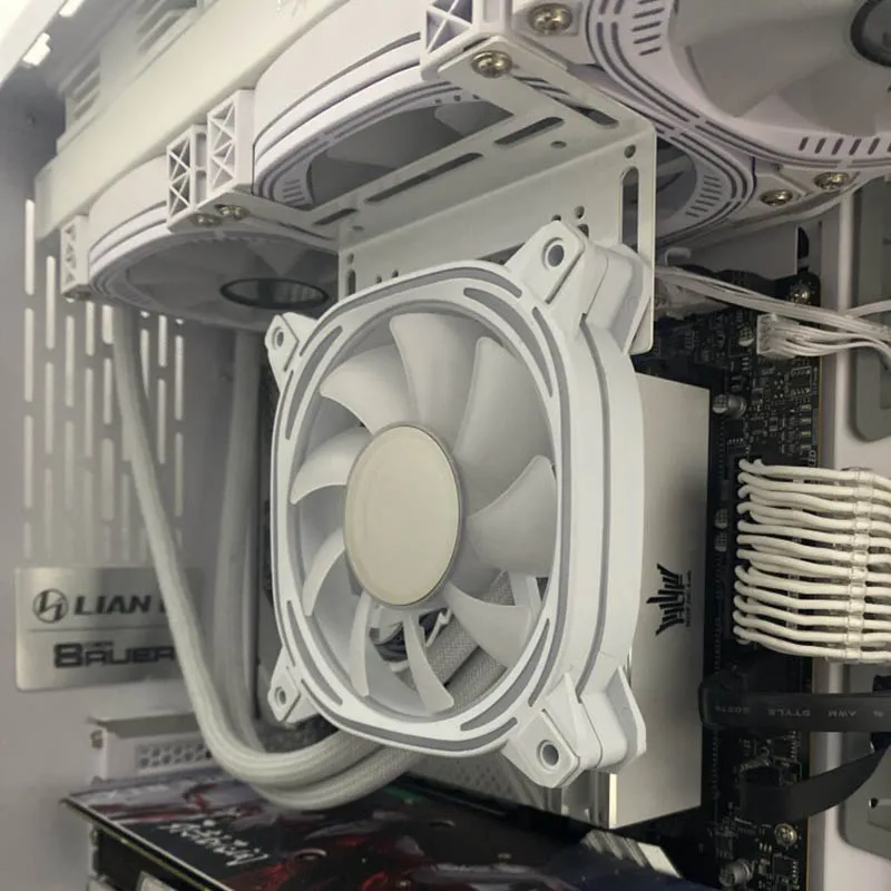 Computador caso memória 120mm 140mm ventilador de refrigeração suporte RAM módulo cooler suporte