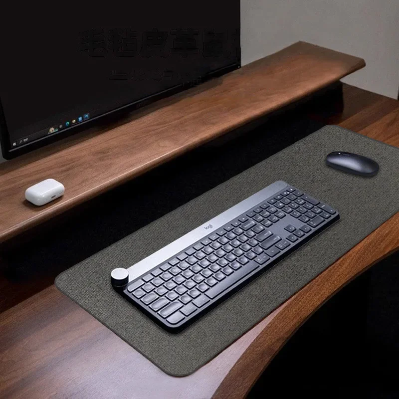 Mouse Pad XXL de Algodão e Linho com Borracha, Grande Tapete de Mesa para Jogos, Tapete de Mesa para PC Gamer, Tapete para Teclado, Tapete para Mesa de Computador