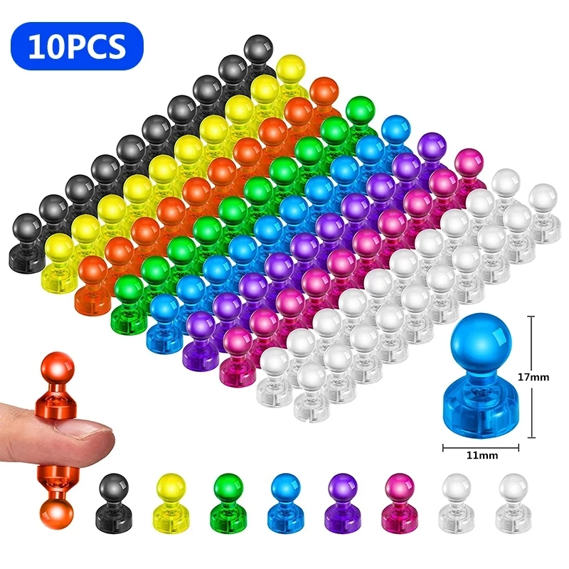 Ímã pushpin escritório pushpin forte ímã de neodímio cone ímã super ímã geladeira adesivo magnético pushpin