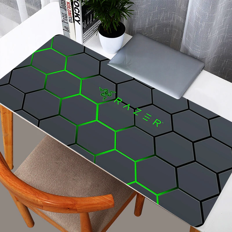 Mouse pads moda razer grande mouse pad gamer teclado mousepad pc computador mesa tapete de jogos tapetes de mouse para cs go lol