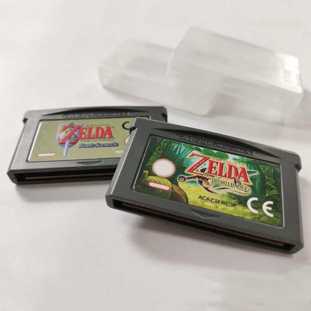 Cartucho de Jogo GBA 32 Bits para Console de Videogame - Link To The Past, FOUR SWORDS, Minish Cap