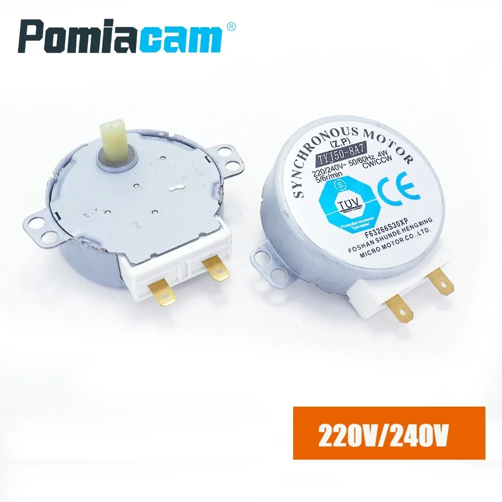 TYJ50-8A7 AC 220-240 V 50 4 W Micro Synchronous Motor para Ventilador de Ar Quente/60Hz CW /CCW Turntable Microondas bandeja de forno de microondas
