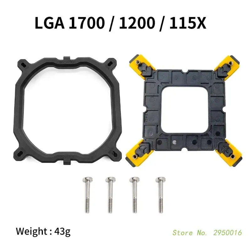 Cpu cooler fan suporte do dissipador de calor para lga 1150 1151 1155 1156 1366 1700 geral placa traseira base montagem kit