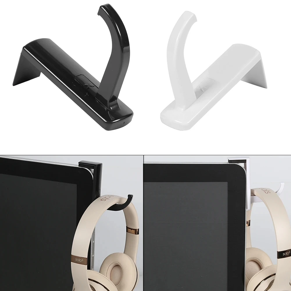 1-2 pçs suporte de fone de ouvido cabide parede pc monitor suporte durável acessório fone de ouvido pendurado gancho universal monitor suporte 1-2 pçs suporte de fone de ouvido cabide parede pc monitor suporte durável acessório fone de ouvido pendurado gancho universal monitor suporte
