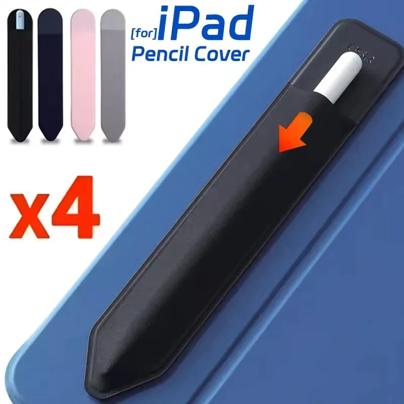 4-1 pacote caso de lápis adesivo para apple ipad lápis 2 1 pegajoso stylus titular manga anexada bolsa saco manga lápis titular capa 4-1 pacote caso de lápis adesivo para apple ipad lápis 2 1 pegajoso stylus titular manga anexada bolsa saco manga lápis titular capa
