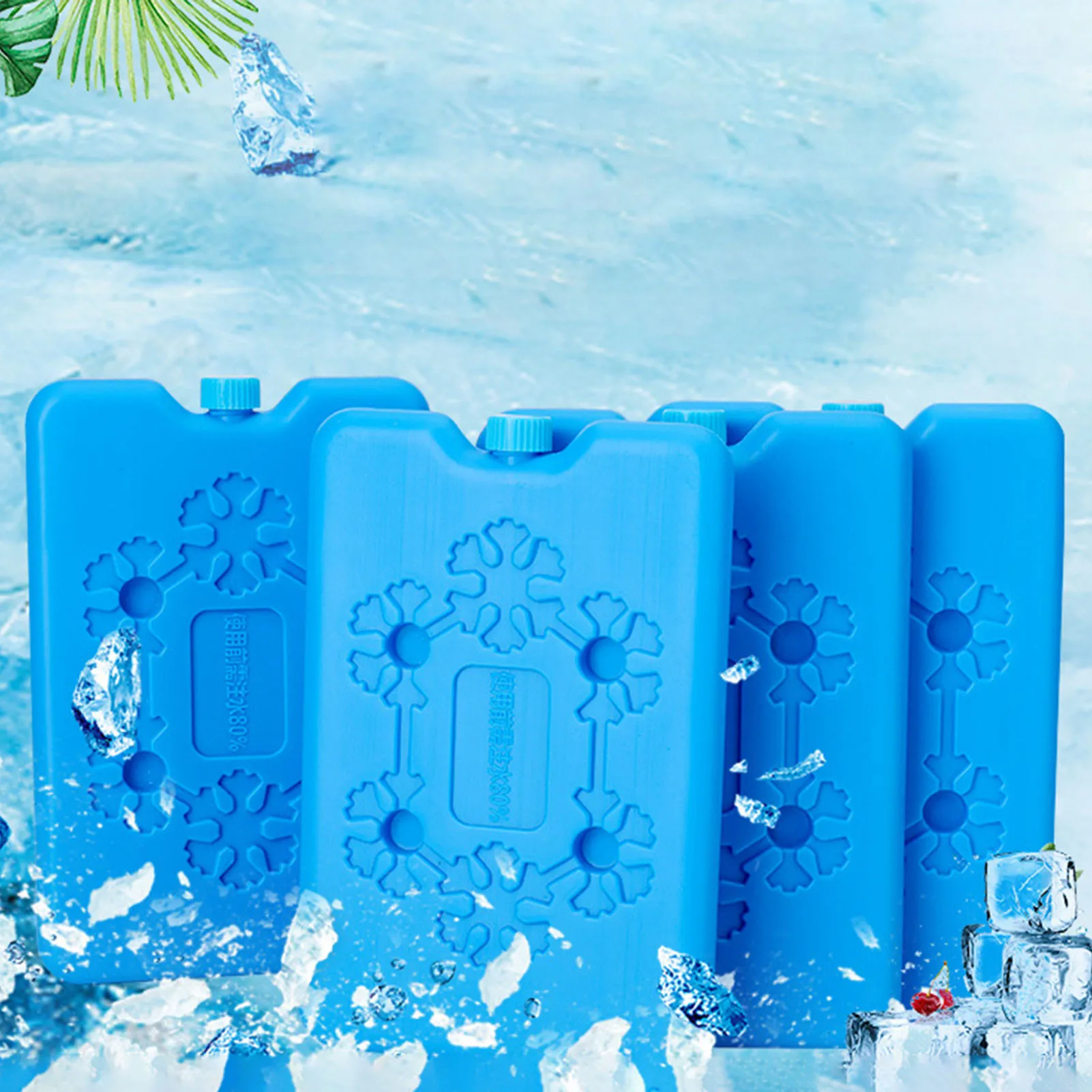 Saco de gelo para lancheira piquenique reutilizável leve armazenamento de alimentos frescos saco refrigerador de refrigeração portátil caixa de injeção de água