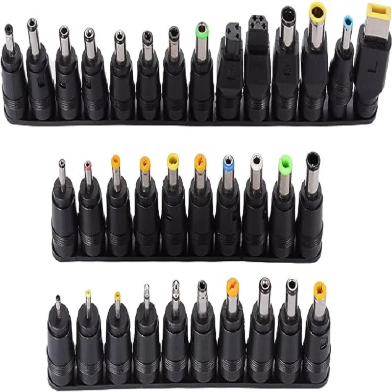 34 pçs universal 5.5mm x 2.1mm dc ac adaptador de alimentação dicas kits conector para lenovo thinkpad portátil fonte alimentação plug jack conjuntos 34 pçs universal 5.5mm x 2.1mm dc ac adaptador de alimentação dicas kits conector para lenovo thinkpad portátil fonte alimentação plug jack conjuntos