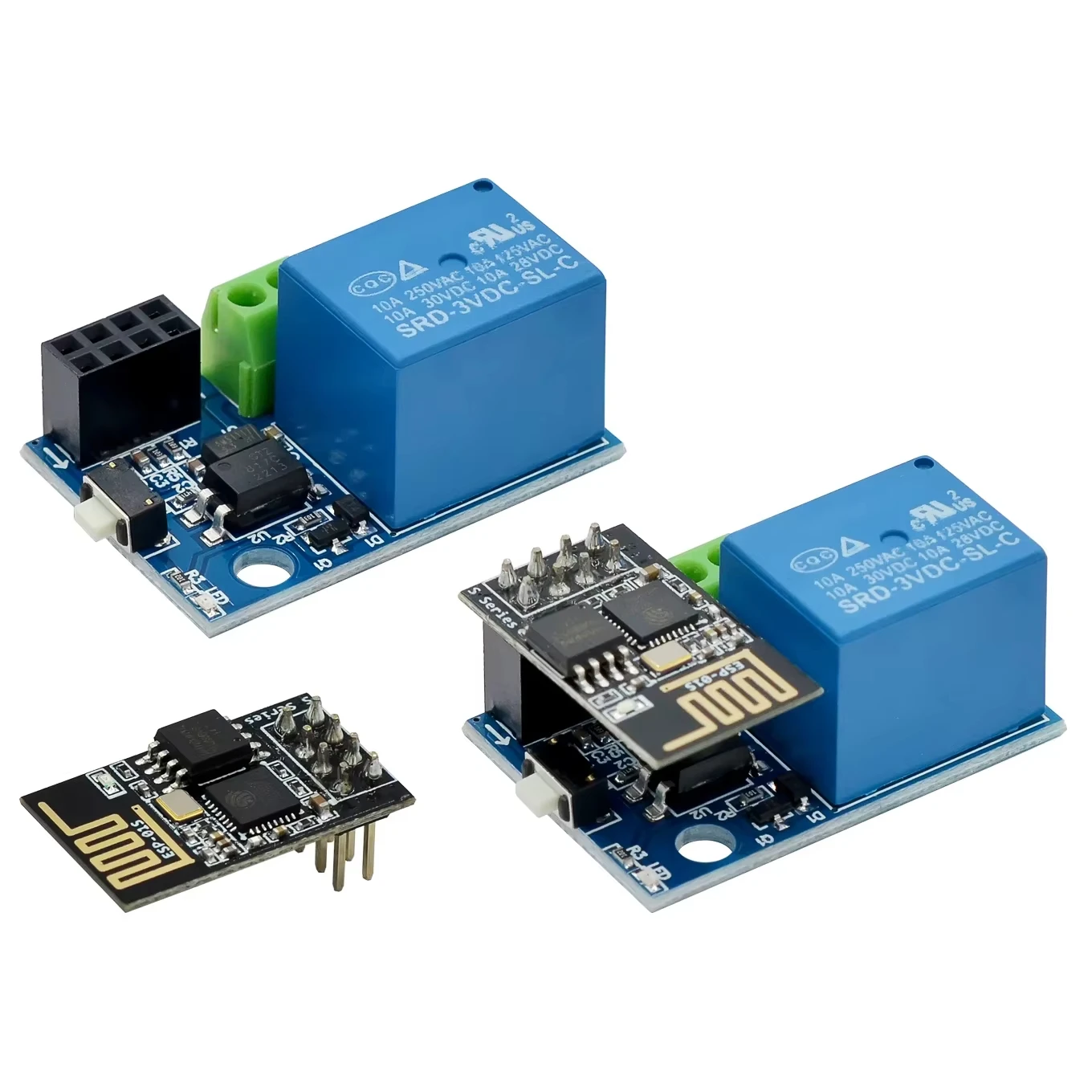 Módulo de Relé WiFi ESP8266 ESP-01S 5V para Casa Inteligente, Interruptor de Controle Remoto para Arduino e Aplicativo de Telefone, Módulo Wireless WIFI ESP01S