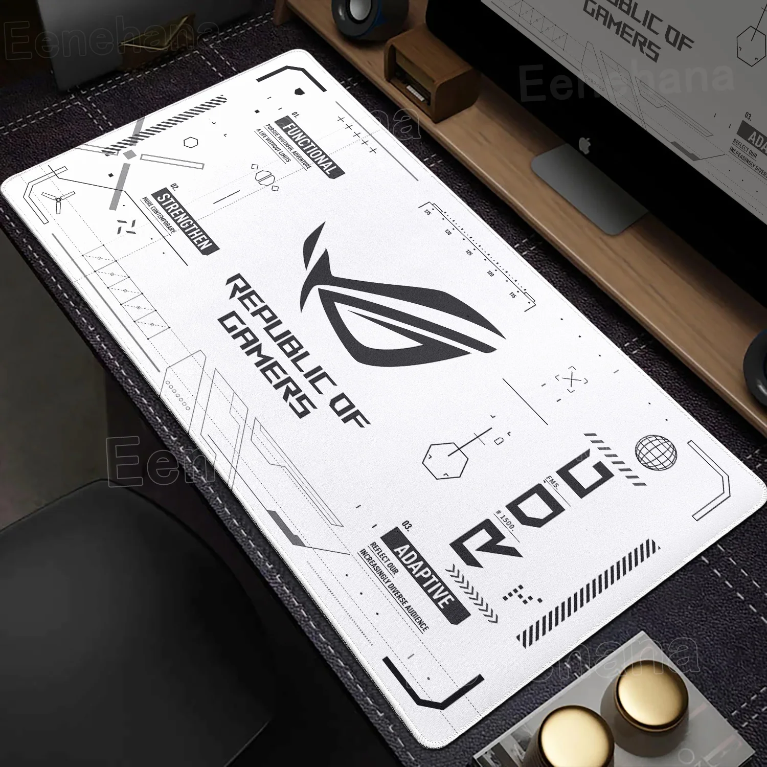 Hd asus tapete de jogos grande mouse pad design rog lager computador pc gamer xxl teclado antiderrapante acessórios interiores de escritório para presente