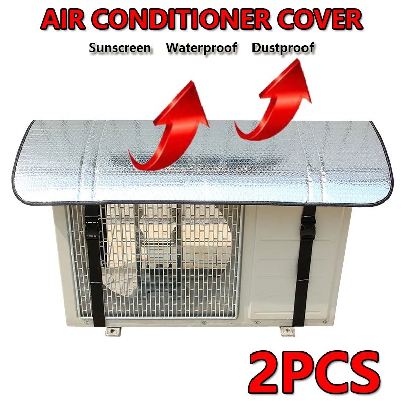 Capa Protetora para Unidade de Ar Condicionado Externa 45x90cm, Resistente à Chuva, Sol e Poeira, à Prova de Intempéries, para Ar Condicionado Residencial Split