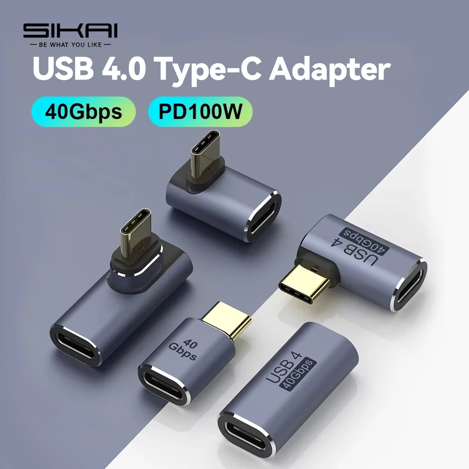Pd 100w 40gbps transferência de dados usb 4.0 thunderbolt 4 tipo c macho para fêmea extensor de conector para celular laptopswitch
