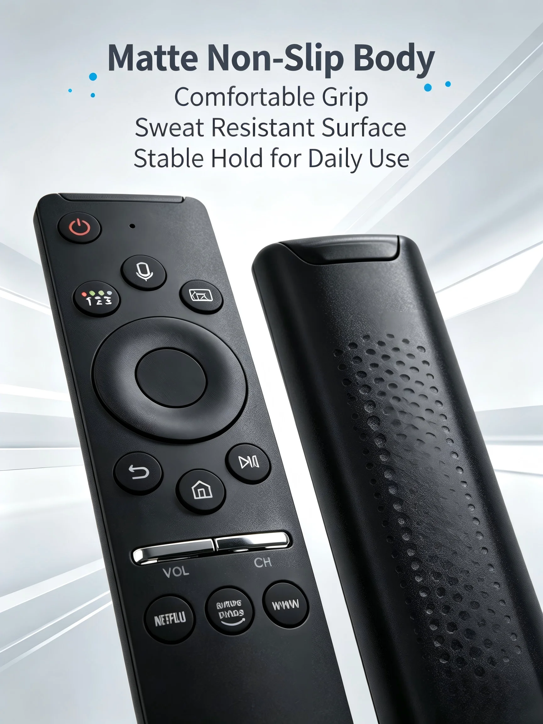 Controle Remoto de Voz Substituto BN59 Compatível com Smart TV Samsung, Controle Remoto Universal para TVs LED QLED OLED 4K UHD Samsung