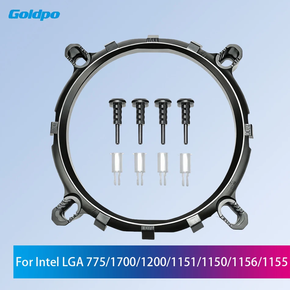 Suporte para Ventilador de CPU, Base para Radiador de PC, Ventiladores de Resfriamento, Suporte para Dissipador de Calor para Intel LGA 775/1700/1200/1151/1150/1156/1155
