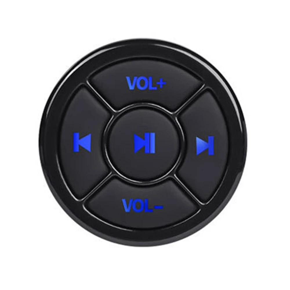 Controle Remoto Bluetooth Sem Fio KeBidu para Volante, Reprodutor de Música, Botão Multimídia para Smartphone Android e IOS, Kit para Carro Controle Remoto Bluetooth Sem Fio KeBidu para Volante, Reprodutor de Música, Botão Multimídia para Smartphone Android e IOS, Kit para Carro
