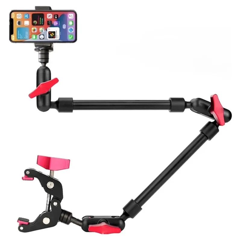 Suporte Mágico para Câmera com Super Clip para Smartphone, Filmadora, Câmera de Ação, Suporte de Fixação para Tablet, Webcam e Kits de Estúdio