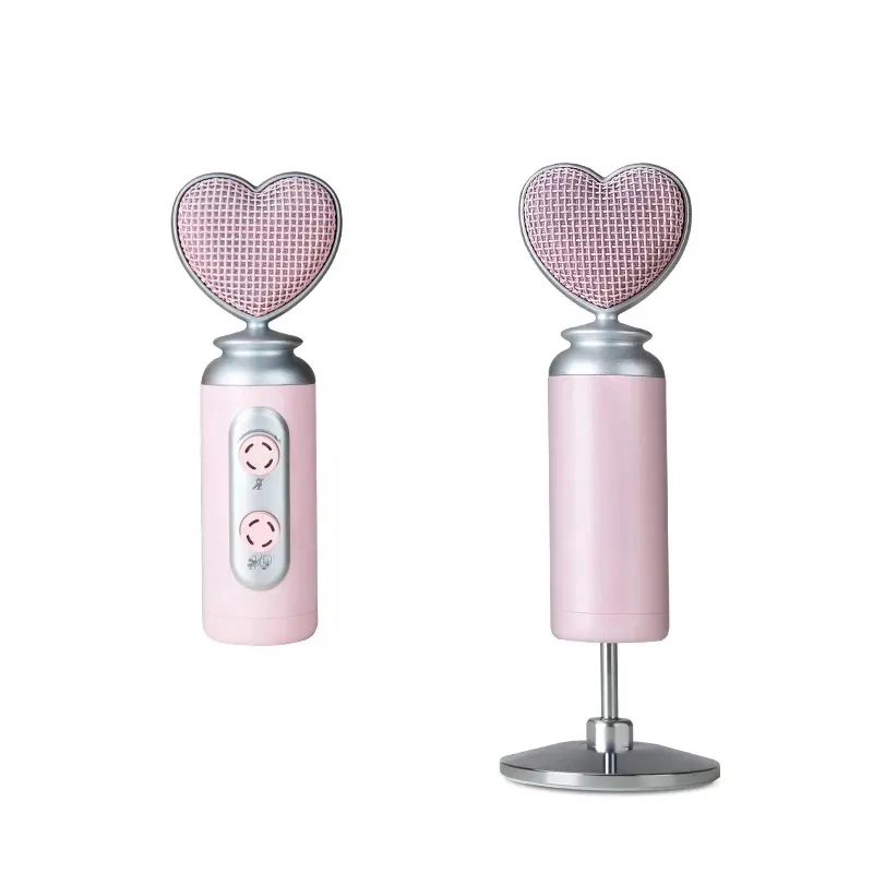Microfone condensador rosa profissional da redução de ruído de USB para o telefone celular