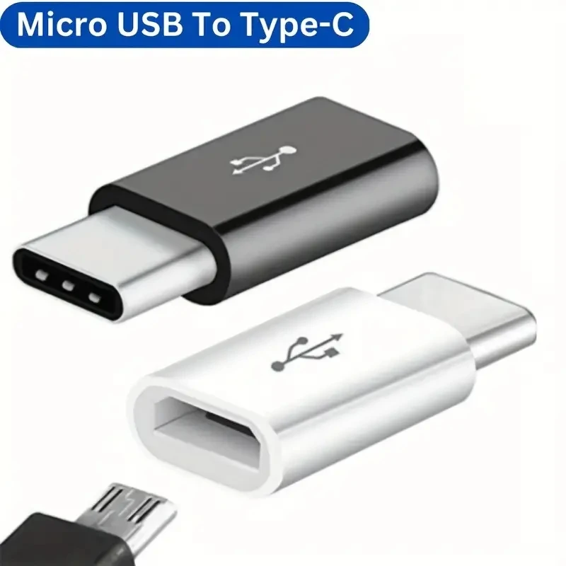5 pçs micro usb fêmea para tipo c macho adaptador conversor para android telefone inteligente tablet usb tipo c para micro usb conector