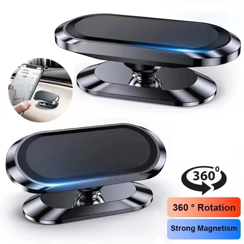 360 ° Suporte Magnético para Celular Veicular: Suporte Magnético para Smartphone, GPS e Celular Compatível com iPhone 17, 16, XR, Xiaomi Mi, Huawei, Samsung, LG