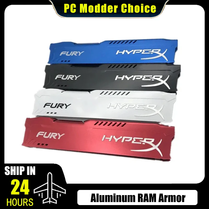 Radiador de memória de computador RAM. Dissipador de calor para DDR2 DDR3 DDR4 Ram Amor Vest, 4 cores