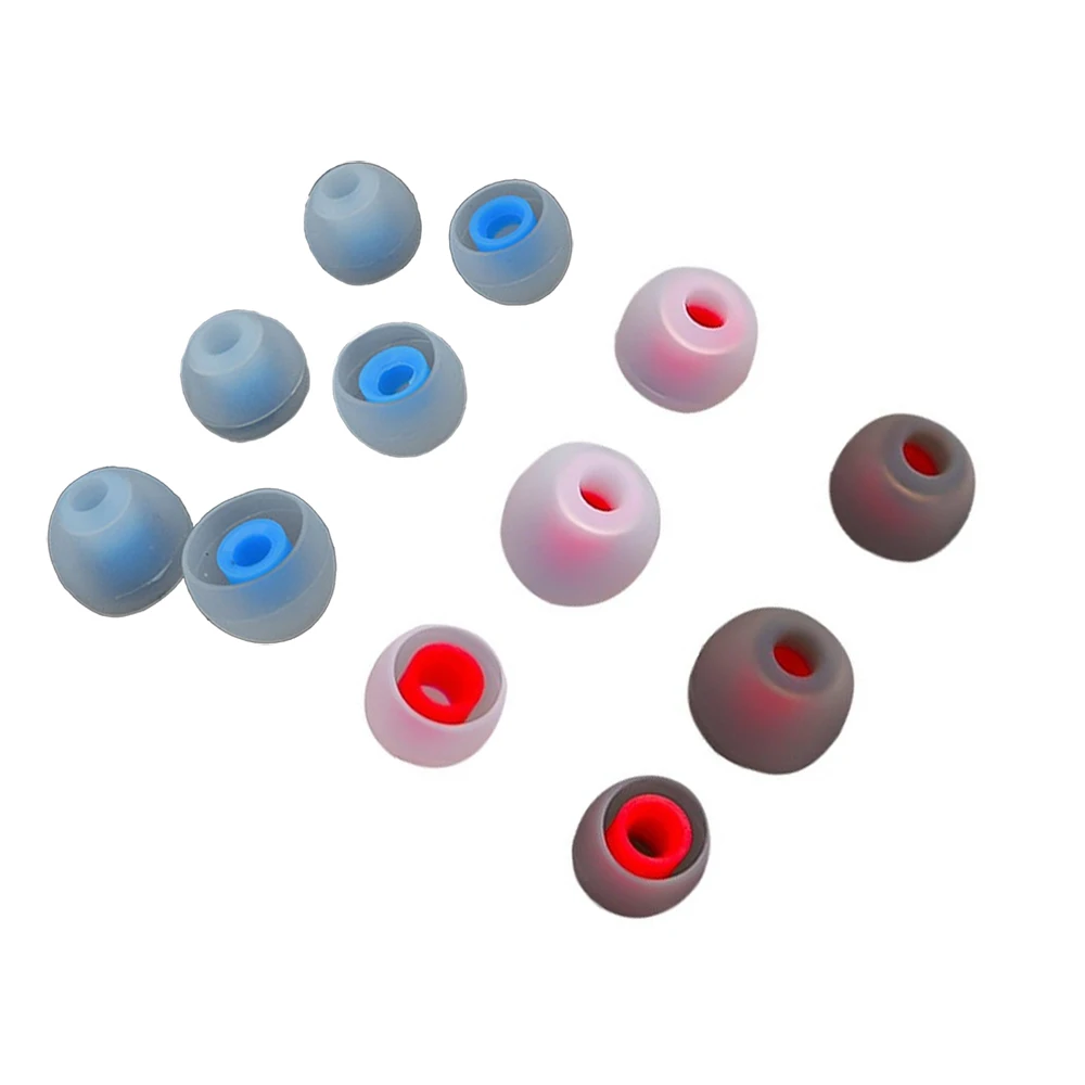 Ivinxy 12 peças de capas de silicone em camadas para fones de ouvido intra-auriculares, substitutas para pontas de fones de ouvido, almofadas auriculares. Ivinxy 12 peças de capas de silicone em camadas para fones de ouvido intra-auriculares, substitutas para pontas de fones de ouvido, almofadas auriculares.