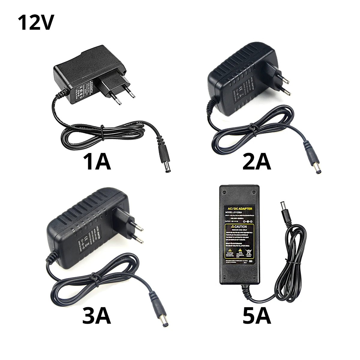 Ac 100v-240v para dc 12v transformador de iluminação 1a 2a 3a adaptador de fonte de alimentação eletrônica conversor led driver para tiras de luz led