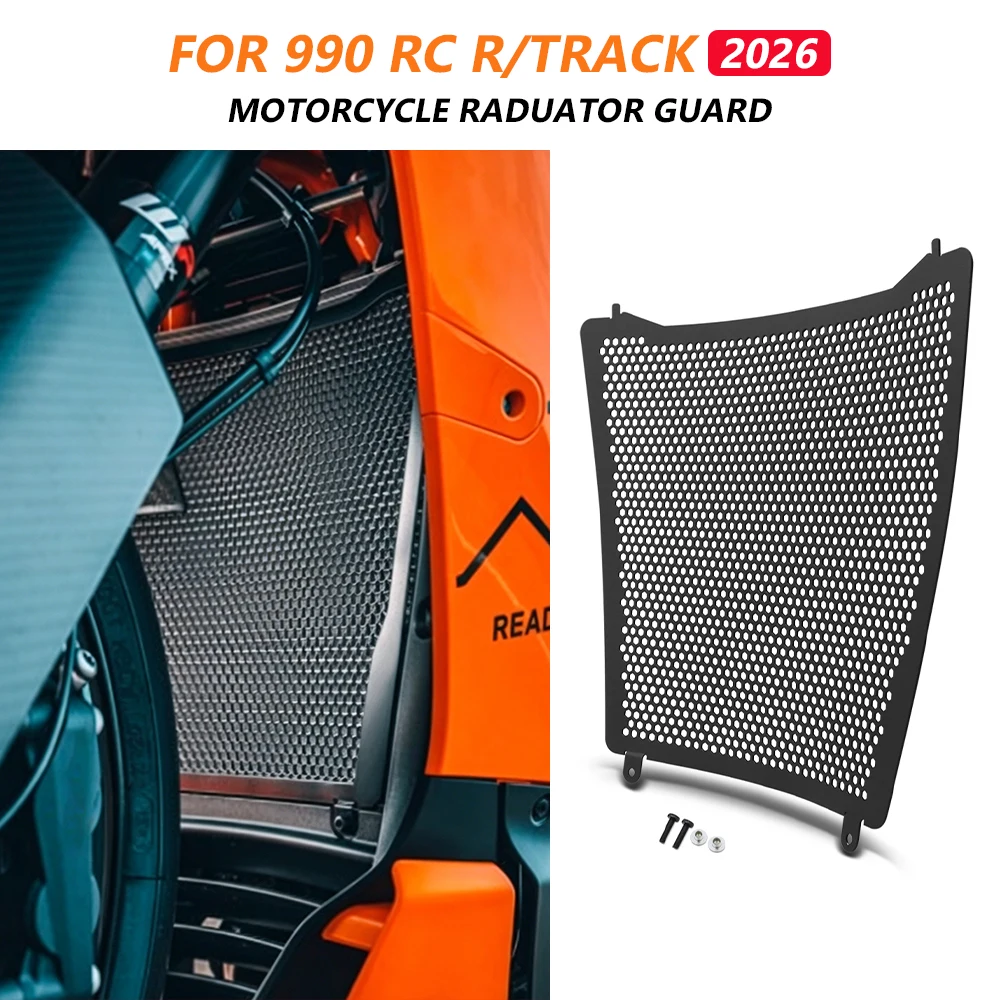 Protetor de Radiador para Motocicleta KTM 990 RC R Track 2026 990RCR, Grelha do Tanque de Água, Rede Protetora, Capa, Escudo, Kit de Acessórios Protetor de Radiador para Motocicleta KTM 990 RC R Track 2026 990RCR, Grelha do Tanque de Água, Rede Protetora, Capa, Escudo, Kit de Acessórios