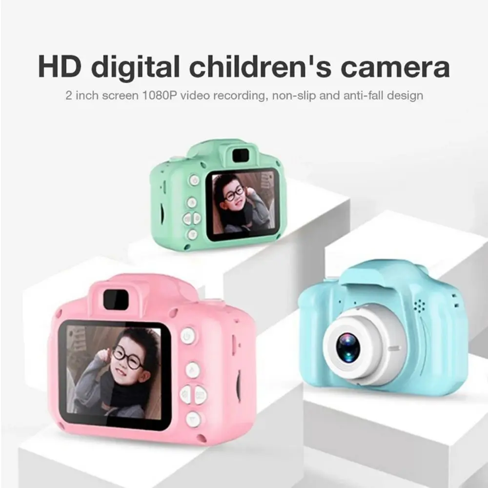 Câmera Digital Mini para Crianças X2 HD, Tira Fotos, Brinquedo de Fotografia Portátil para Crianças com Função de Foto, Presente para Meninos e Meninas