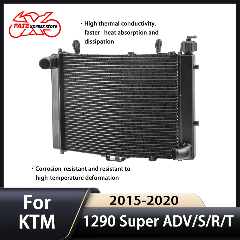Radiador de Água WOLFLINE para Motor KTM Super Duke 1290 ADV R T Acessórios para Motocicletas Aventura em Alumínio 2015-2020 Radiador de Água WOLFLINE para Motor KTM Super Duke 1290 ADV R T Acessórios para Motocicletas Aventura em Alumínio 2015-2020