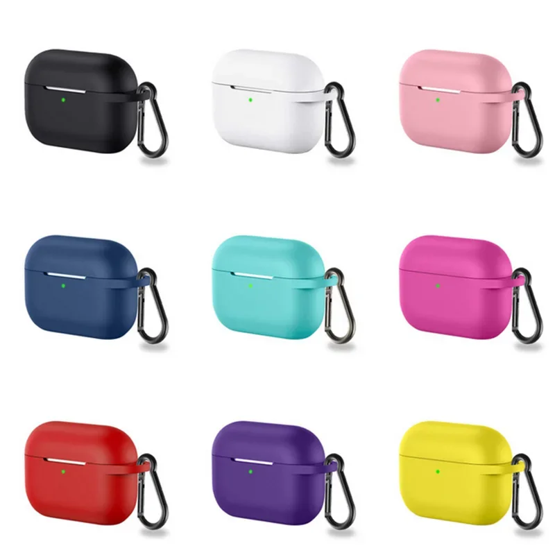 Capa de silicone para airpods pro caso sem fio bluetooth para apple airpods pro caso capa fone de ouvido para air pods pro fundas Capa de silicone para airpods pro caso sem fio bluetooth para apple airpods pro caso capa fone de ouvido para air pods pro fundas