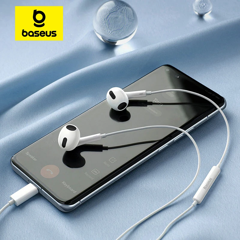 Baseus c17 tipo-c fones de ouvido intra-auriculares com fio com microfone para telefone inteligente para xiaomi samsung s21 s20 fone de ouvido celular Baseus c17 tipo-c fones de ouvido intra-auriculares com fio com microfone para telefone inteligente para xiaomi samsung s21 s20 fone de ouvido celular