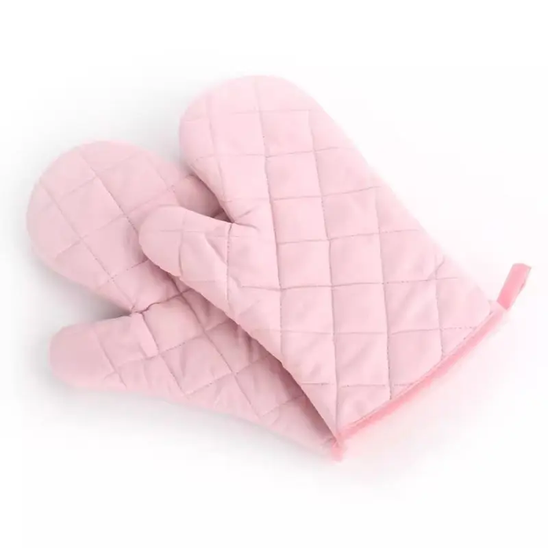 1 pçs luvas de forno antiderrapante à prova de calor resistente algodão forno de microondas protetor luva cozimento churrasco cozinha cozinhar suprimentos ferramentas