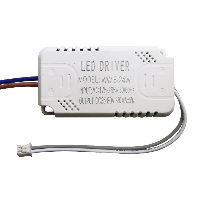 Driver de led 230ma 8-24w 24-40w 40-60w 60-80w 80-120w 100-150w led driver de corrente constante fonte de alimentação transformador de led